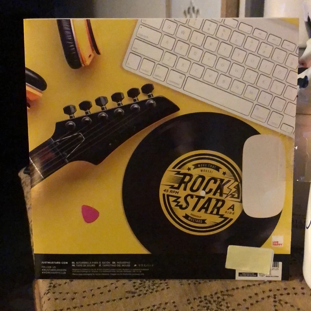 Record Mouse Pad 45RPM ROCK STAR - Picture 4 of 6